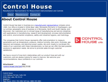 Tablet Screenshot of controlhouse.com